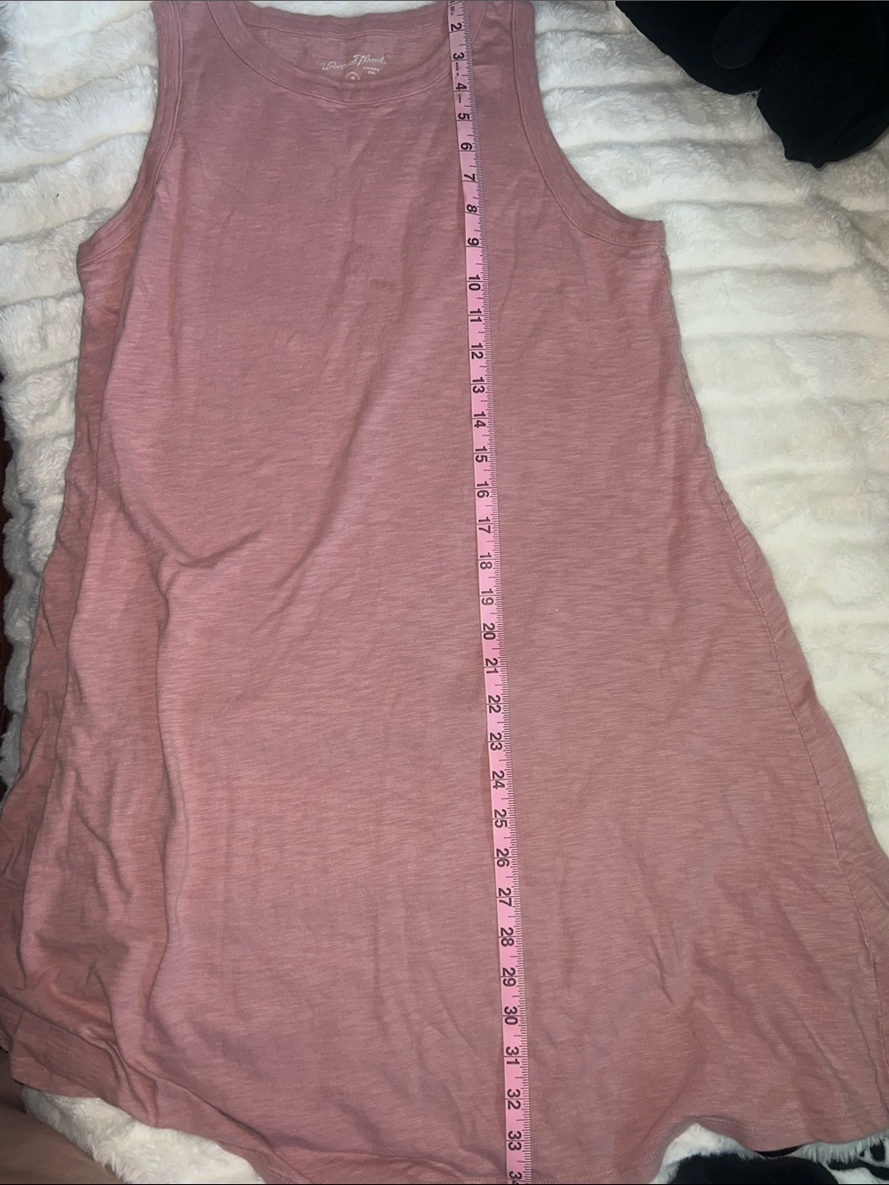 Universal Thread Dusty Rose Sleeveless Midi Tank Dress
